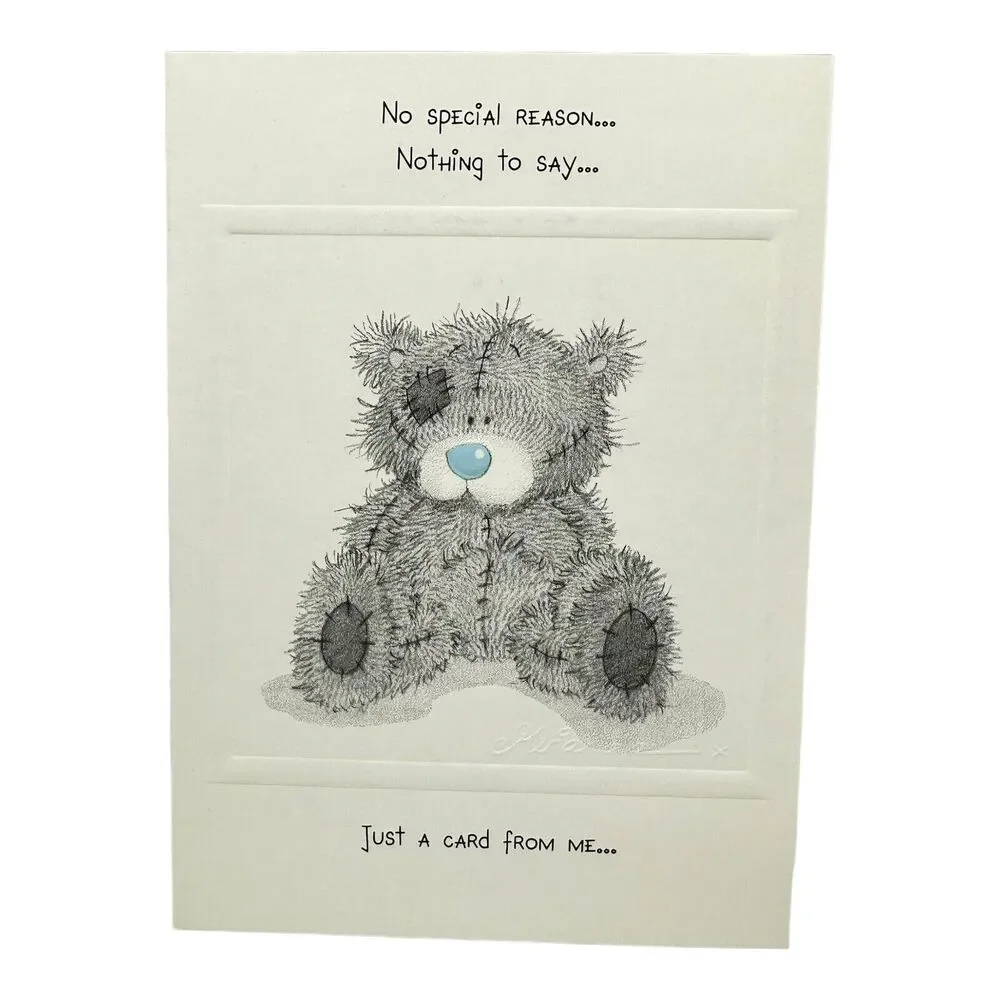 Me To You -‎ Cute FRIENDSHIP Card, Teddy Bear Cheer Up Your Day + Envelope